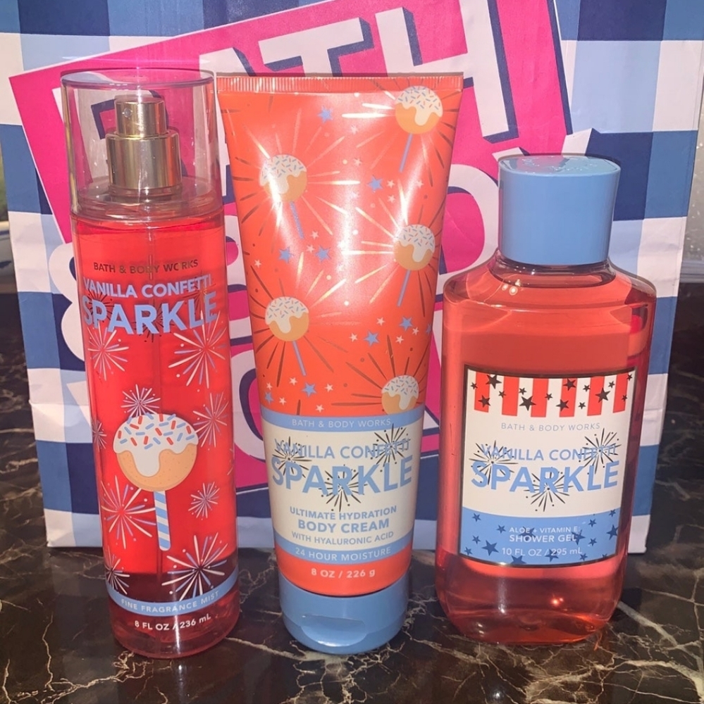 Bath and Body Works Vanilla Confetti Sparkle